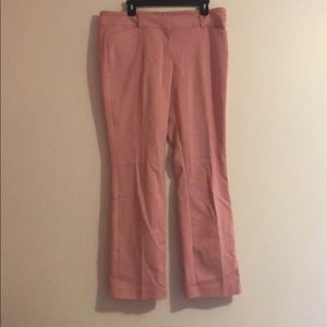 Pink Flare Dress Pants